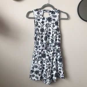 Kendall And Kylie Black and White Romper